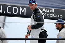 Ben Ainslie onboard "Team Origin" at the Audi Med Cup, Cascais, Portugal, May 2010.