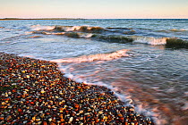Pebble beach, Baltic sea, Estonia,