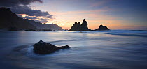 After sunset on the north coast of Tenerife