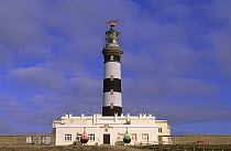 Close up view of Creac'h lighthouse, Ouessant Island, Bretagne, France, June 2005