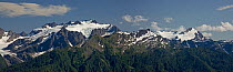 Mount Olympus and Mount Tom viewed from the High Divide in Olympic National Park. Washington, USA, July 2009