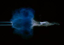 Shotgun discharge sequence 4/5 high speed image