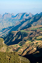 Aerial view in the Simien Mountains, Ethiopia, November 2007
