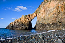 Port du Moulin, a natural rock arch, Sark, Channel Isles, UK, 2009