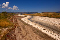 View of the Kalloni Salt Pan, Lesbos, Greece, May 2008
