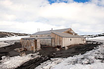 Captain Scott's hut, built during the British Antarctic Expedition 1910-1913 and frozen in time since then, Cape Evans, Ross Sea, Antarctica, November 2008