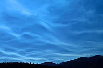 An ethereal sky over Jasper National Park, Alberta, Canada. September 2009
