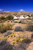 Campsite in Dana Biosphere Reserve, Jordan, April 2009
