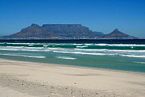 Table Mountain from Table View, Cape Town, South Africa