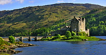 Eilean Donan Castle in Loch Duich in the Western Highlands of Scotland, UK, May 2010