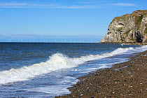New wind farm offshore Colwyn Bay, North Wales.