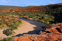View of Murchison river gorge, Kalbarri National Park, Western Australia. August 2009