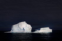 Iceberg in Davis Strait off south Baffin island, Nunavut, Canada, August 2010
