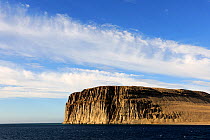 Liddon cliffs and Liddon cap. Devon Island, Nunavut, Canada,  August 2010