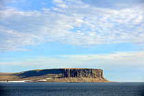 Liddon cliffs and Liddon cap. Devon Island, Nunavut, Canada,  August 2010