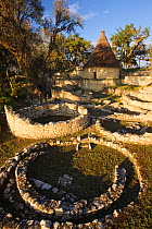 Ruins of the stone fortress of Kuélap, from the period of Chachapoyas culture. Amazon Department, Peru November 2009