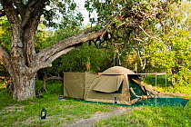Camping in the Okavango Delta, Botswana, March 2009