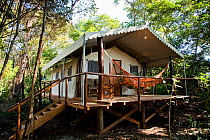 Tented tourist camp in the Pantanal, Mato Grosso, Brazil, July 2008