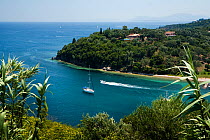Headland off San Stefanos Bay, Corfu, Greece, June 2010.
