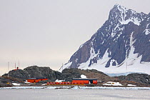 Argentinian Antarctic Research Station San Martin in Marguerite Bay, Antarctica, February 2009.