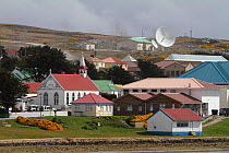 St Mary's Catholic Church on the shore of Stanley, capital city of the Falkland Islands, 2009.