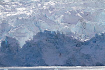 Drygalski Glacier, which receded 300 metres between November 2008 and 2009. South Georgia, 2009.