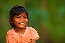 Macushi girl from Fairview Amerindian village, Iwokrama Reserve, Guyana, July 2009