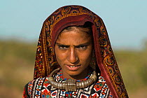 Jat woman, Kutch, Gujarat, India, December 2009