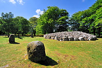 Prehistoric burial cairns of Balnuaran of Clava / Clava Cairns, Inverness-shire, Highlands, Scotland, UK, May 2010