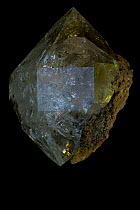 Herkimer Diamond, a double terminated quartz crystal (SiO2 / silicon dioxide) Many industrial uses including glass