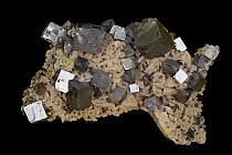 Galena (PbS - lead sulphide) The primary ore of lead, from the tri-state area of Oklahoma, USA
