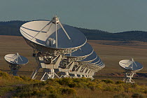 Very Large Array (VLA) radio telescopes at the astronomy observatory near Socorro, New Mexico, USA, Sept 2010
