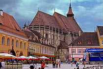 View of the Black Church, Brasov, Romania