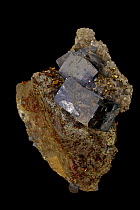 Galena (PbS, lead sulphide), the primary ore of lead. Sweetwater Mine, Reynolds County, Missouri, USA