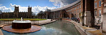 Panorama of Cathedral and City Council buildings, Bristol, England, April 2009.