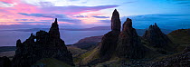 The Old Man of Storr at dawn, Trotternish, Isle of Skye, Scotland, March 2010.