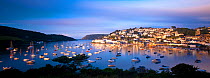 View of Salcombe and harbour from Snape's Point in the early morning light. Salcombe, South Devon, UK, September 2010