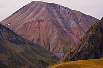 The volcanic Mount Sherkhota seen from Gudauri on the Georgian Military Highway. Greater Caucasus, Georgia, September.