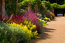 Walled garden at Blickling Hall, Norfolk, UK, July