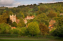 Hambleden village and church, Buckinghamshire, UK, October