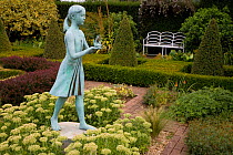 Knot garden at Waterperry House, Oxfordshire, UK