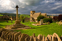 Snowshill church and graveyard, Cotswolds, Gloucestershire, UK. June