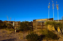 Abandoned buildings in Granite Gap ghost town. Near Rodeo, New-Mexico, USA, August 2009.