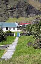 Houses in Edinburgh of the Seven Seas, the main settlement on Tristan da Cunha. South Atlantic Islands, March 2007.