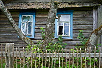 Traditional wooden house, Finland, June 2010