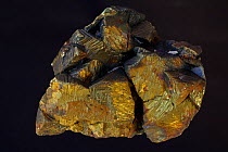Chalcopyrite, a major copper ore. Sample from Anticona Mine, Morococha District, Yauli Province, Junin Department, Peru.