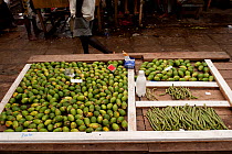 Betel nuts for sale in street market, Gizo, capital of the Western Province, Solomon Islands, Melanesia, July 2010.