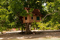Treehouse on Enuk Island. Kavieng, Papua New Guinea, June 2010.
