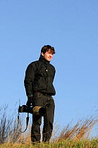 2020vision Young Champion Oliver Creamer, at event to introduce the local community to the RSPB Wallasea Wild Coast Project, RSPB staff and  volunteers showed the birdlife to visitors and explained th...