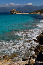 Coastal landscape, Agriate, Corsica, September 2010